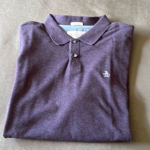 Penguin purple polo - XL.